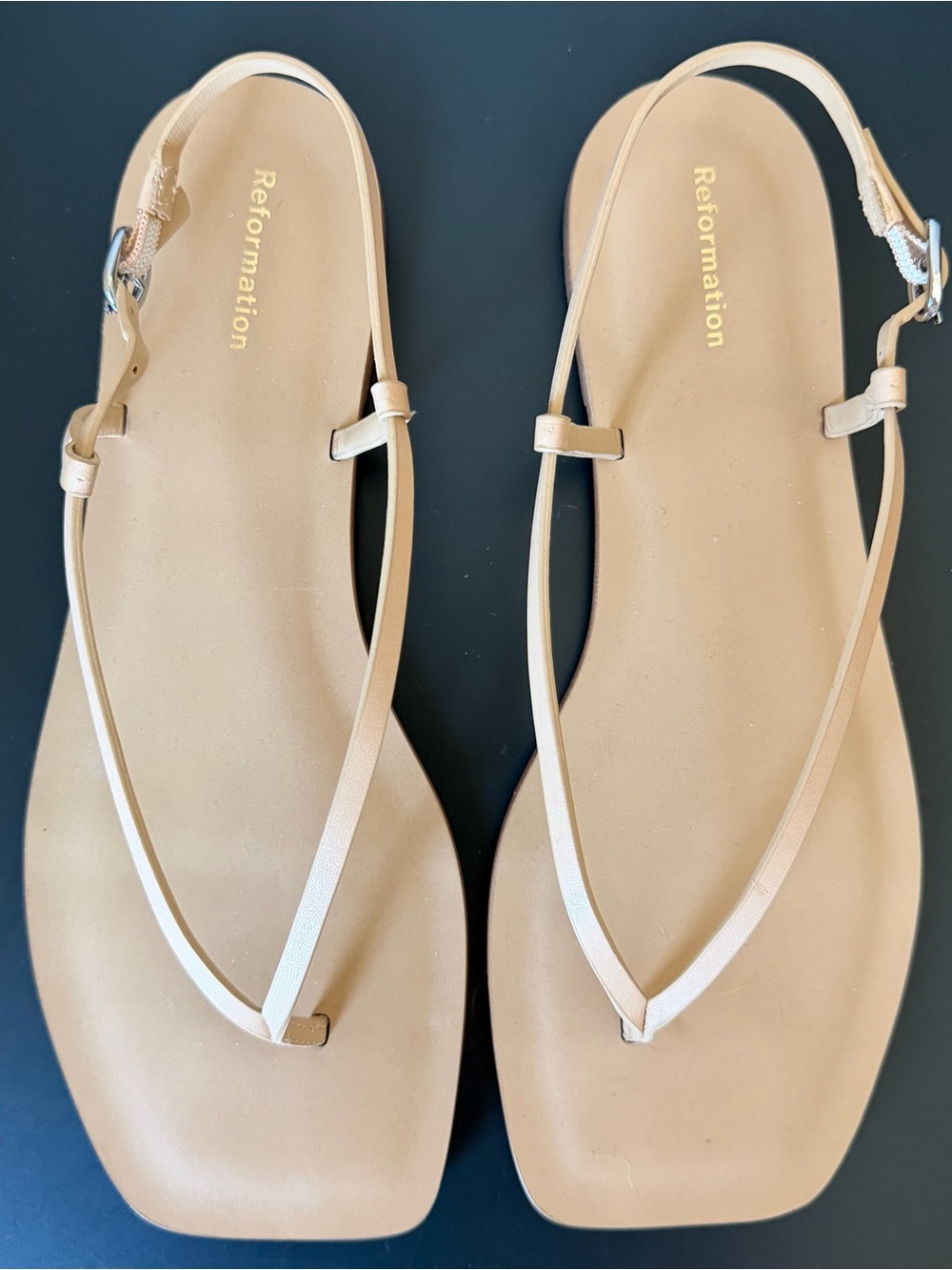Reformation Vincenza Leather Sandals